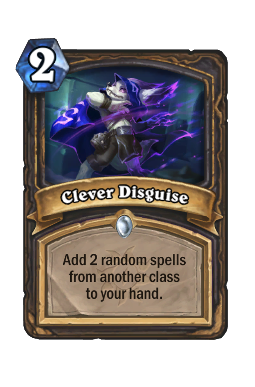 Clever Disguise Hearthstone kártya