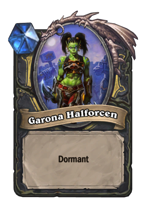 Garona Halforcen Hearthstone kártya