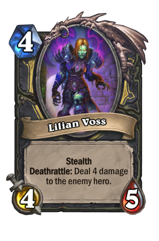 Lilian Voss Hearthstone kártya