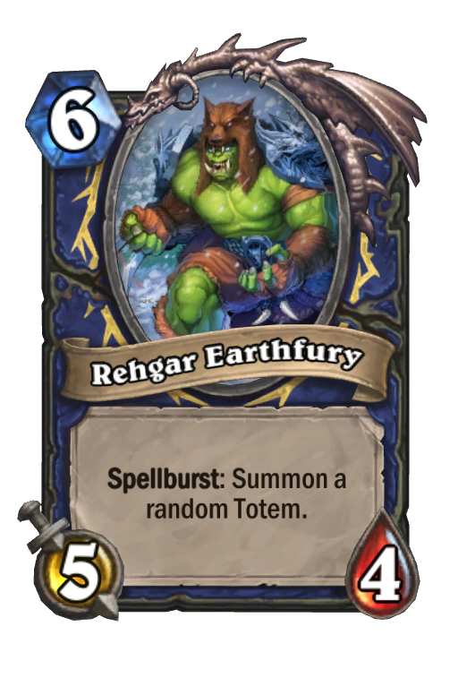 Rehgar Earthfury Hearthstone kártya