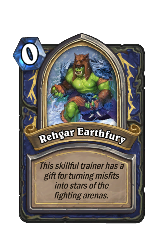 Rehgar Earthfury Hearthstone kártya