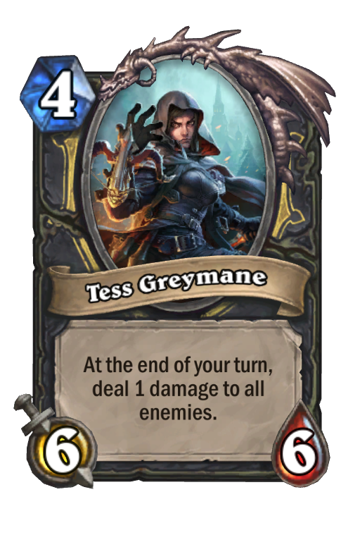 Tess Greymane Hearthstone kártya