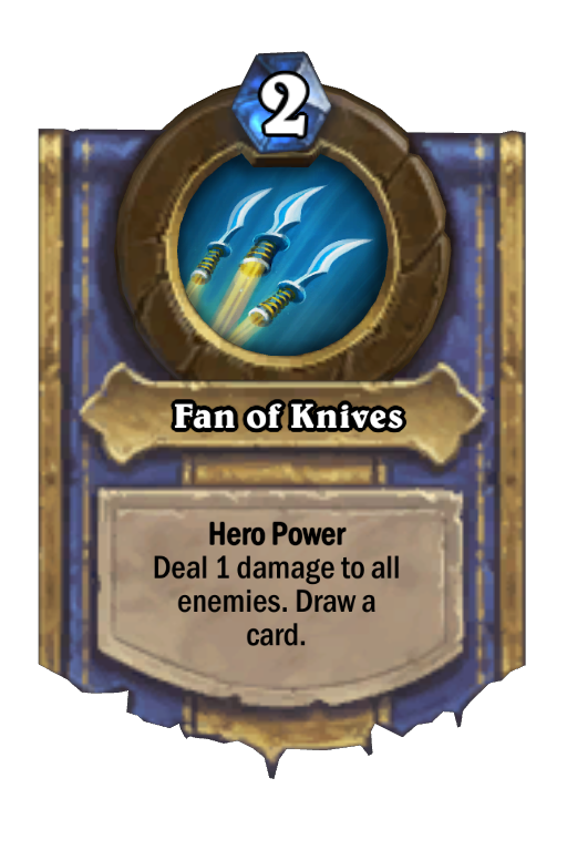 Fan of Knives Hearthstone kártya