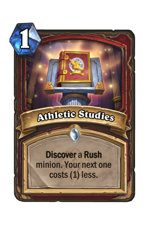 Athletic Studies Hearthstone kártya