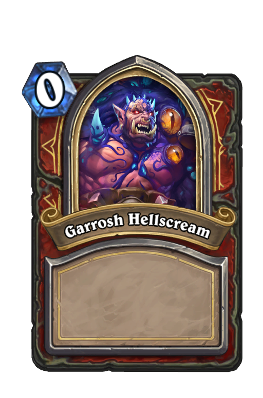 Garrosh Hellscream Hearthstone kártya