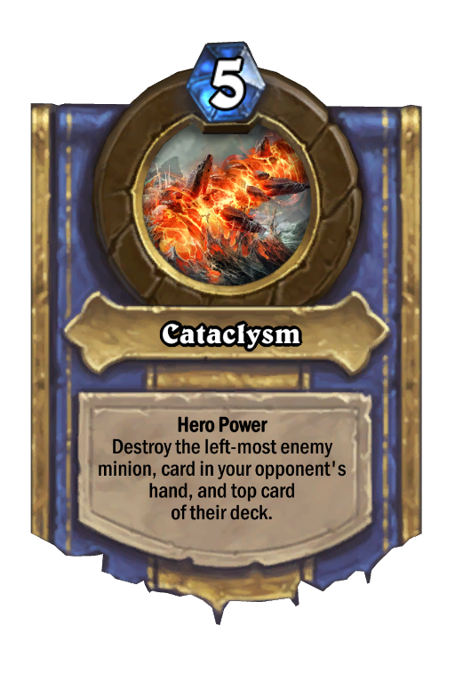 Cataclysm Hearthstone kártya