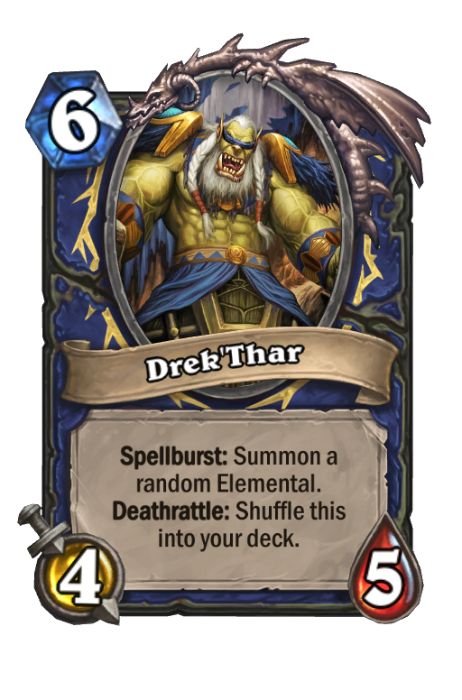 Drek'Thar Hearthstone kártya