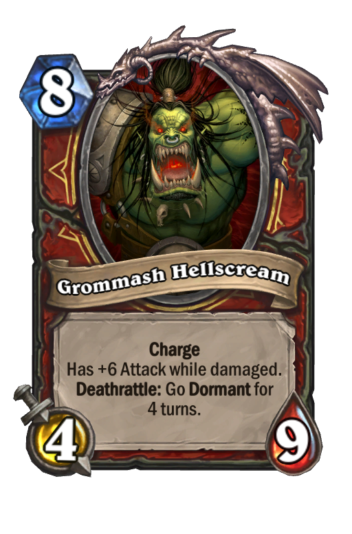 Grommash Hellscream Hearthstone kártya