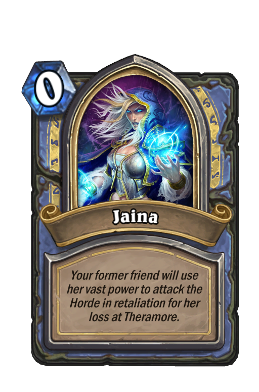 Jaina Hearthstone kártya