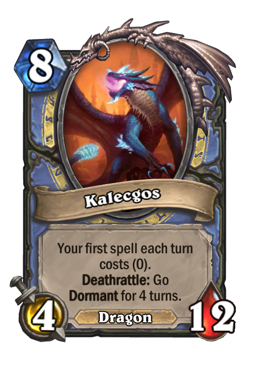 Kalecgos Hearthstone kártya