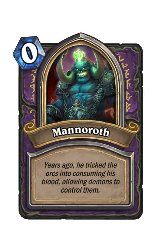 Mannoroth Hearthstone kártya