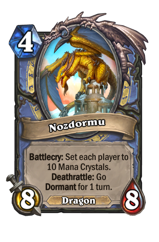 Nozdormu Hearthstone kártya