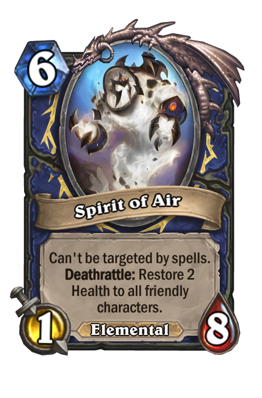 Spirit of Air Hearthstone kártya