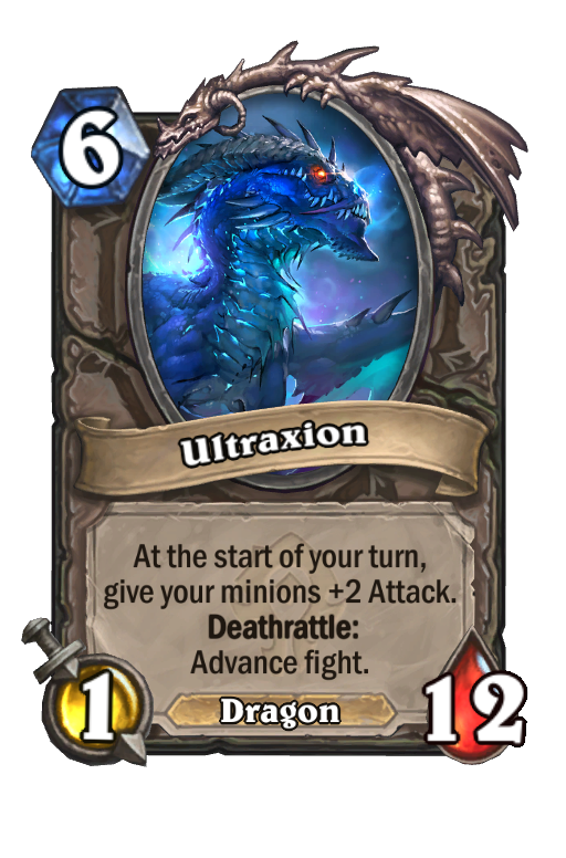 Ultraxion Hearthstone kártya