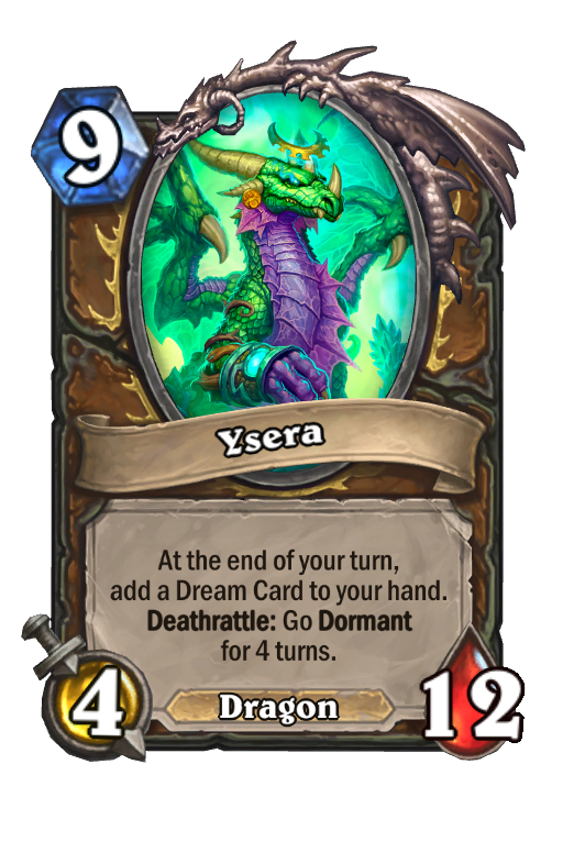 Ysera Hearthstone kártya