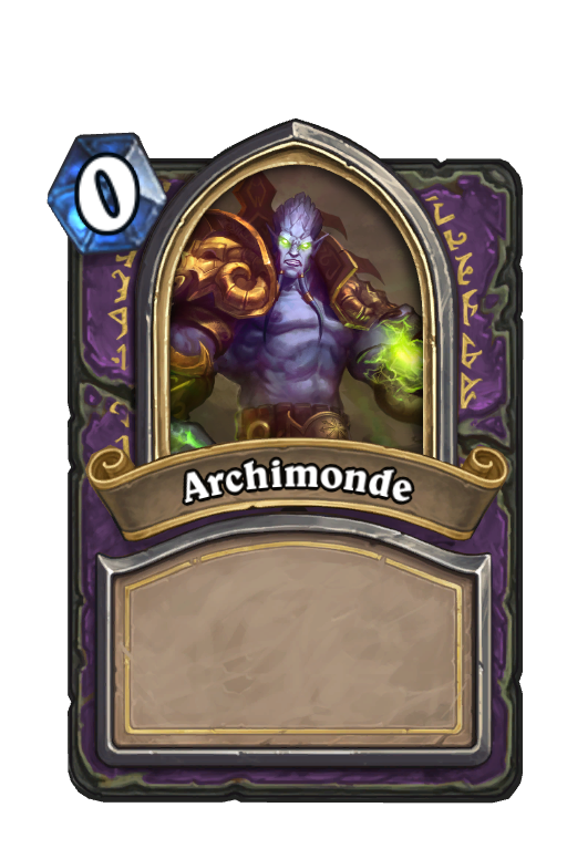 Archimonde Hearthstone kártya