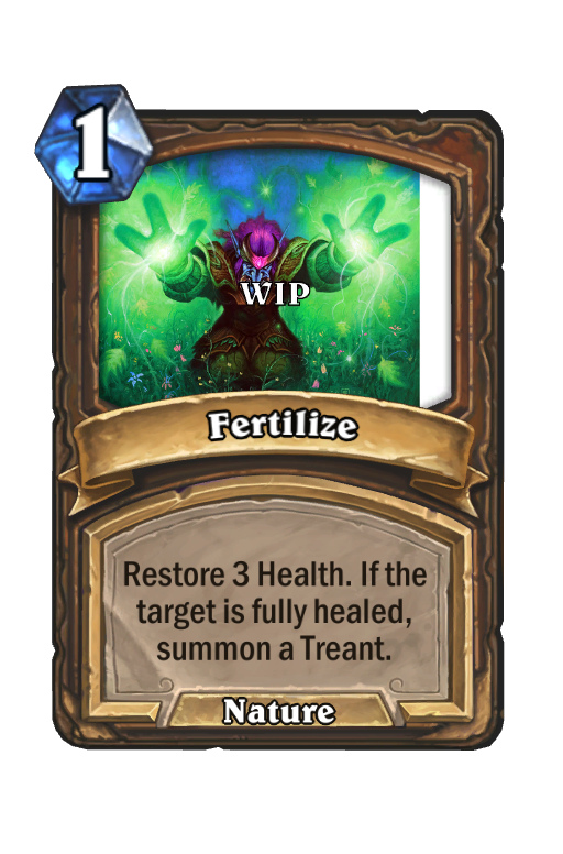 Fertilize Hearthstone kártya
