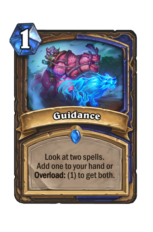 Guidance Hearthstone kártya