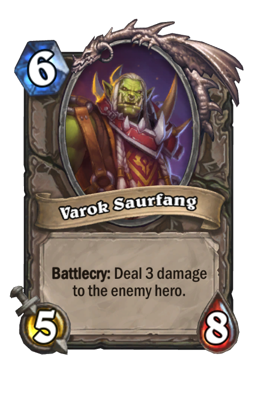 Varok Saurfang Hearthstone kártya