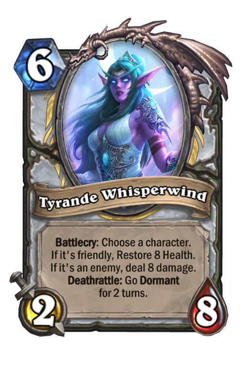Tyrande Whisperwind Hearthstone kártya
