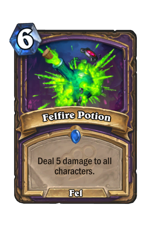 Felfire Potion Hearthstone kártya