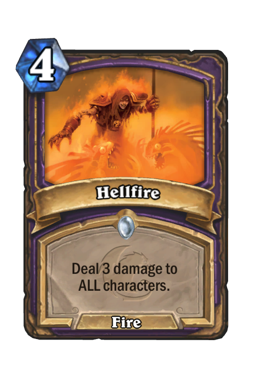 Hellfire Hearthstone kártya