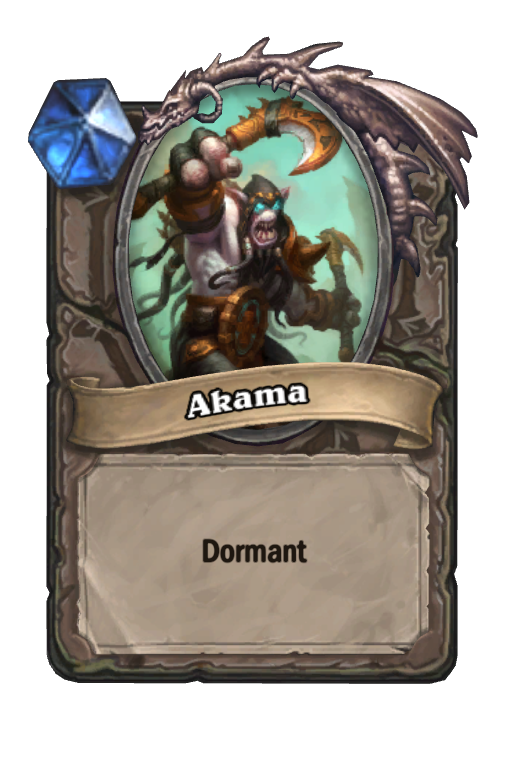 Akama Hearthstone kártya