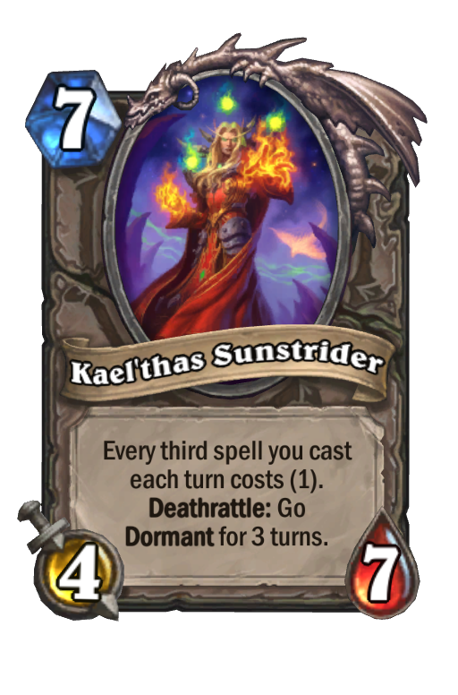 Kael'thas Sunstrider Hearthstone kártya