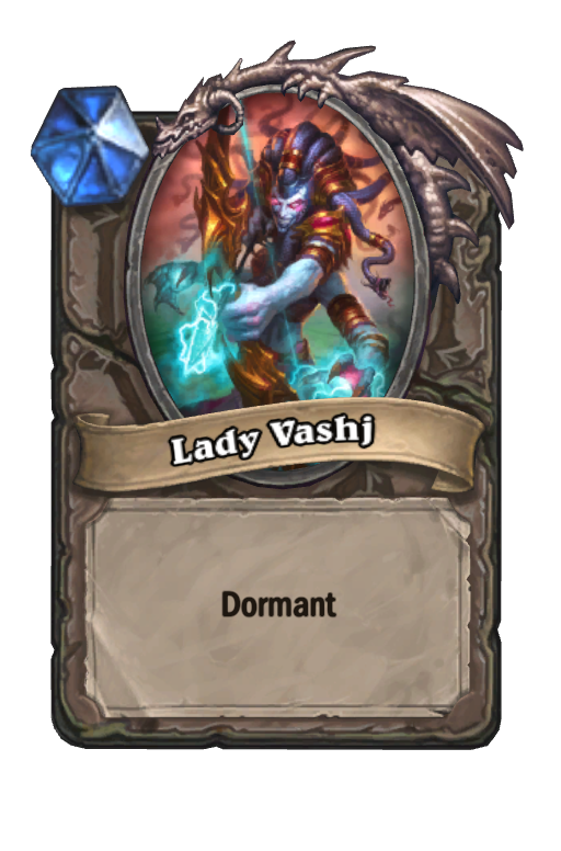 Lady Vashj Hearthstone kártya