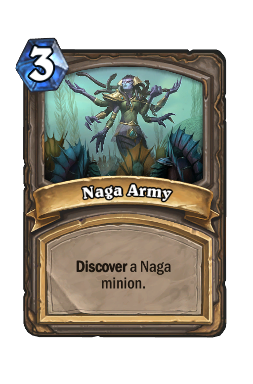 Naga Army Hearthstone kártya
