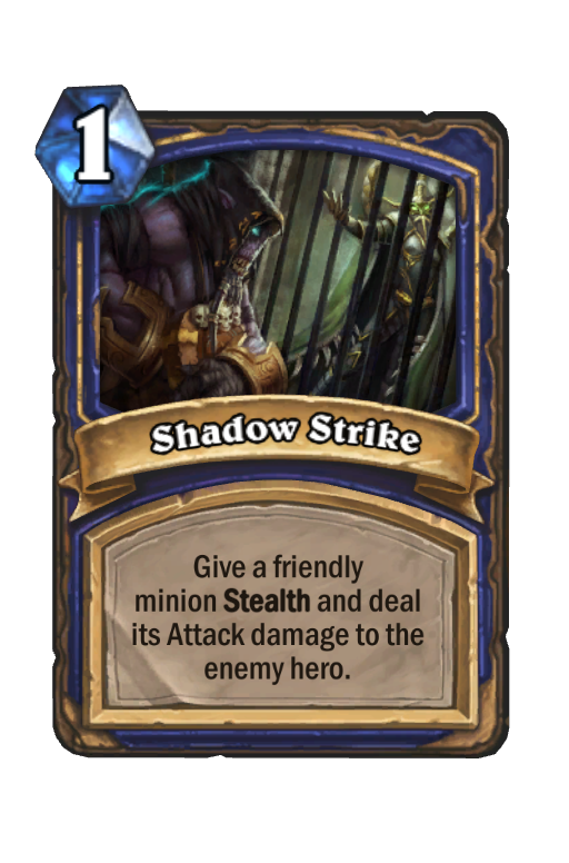 Shadow Strike Hearthstone kártya