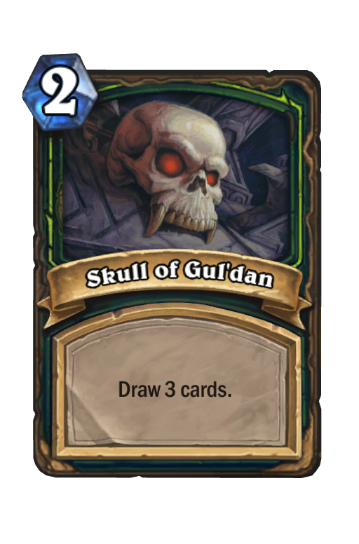Skull of Gul'dan Hearthstone kártya