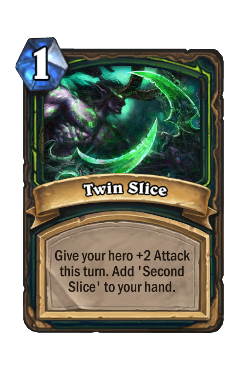 Twin Slice Hearthstone kártya