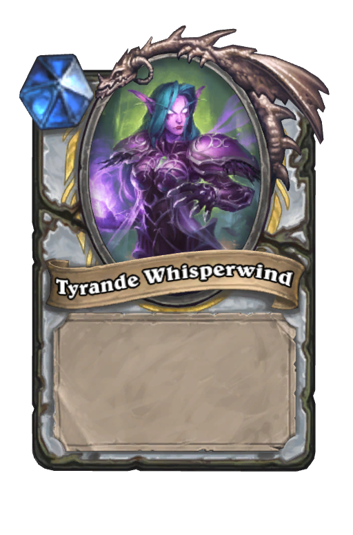 Tyrande Whisperwind Hearthstone kártya