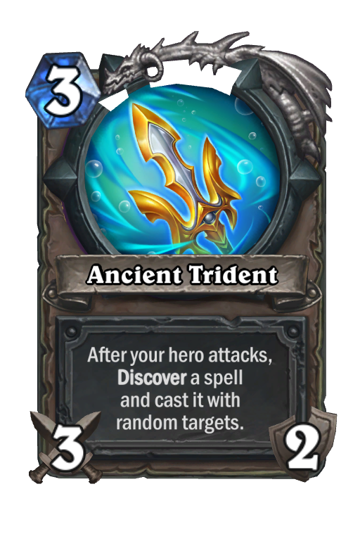 Ancient Trident Hearthstone kártya