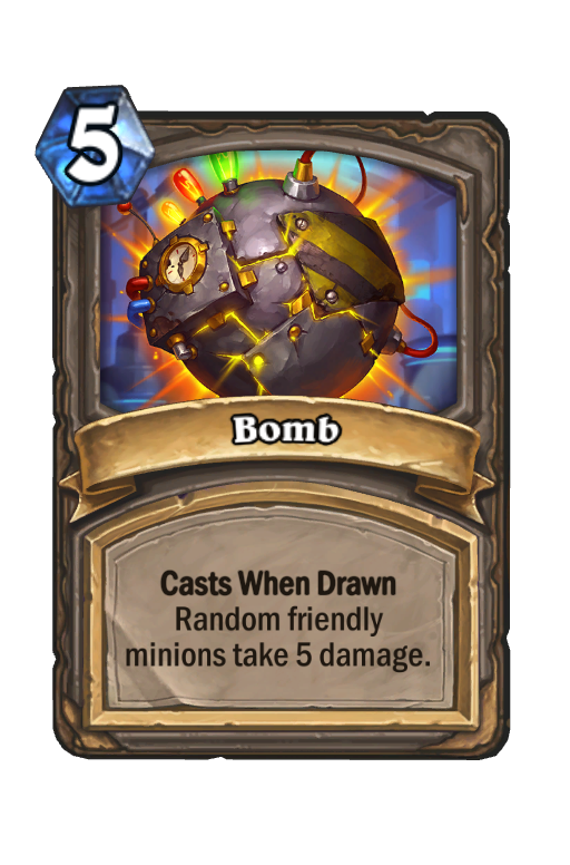 Bomb Hearthstone kártya