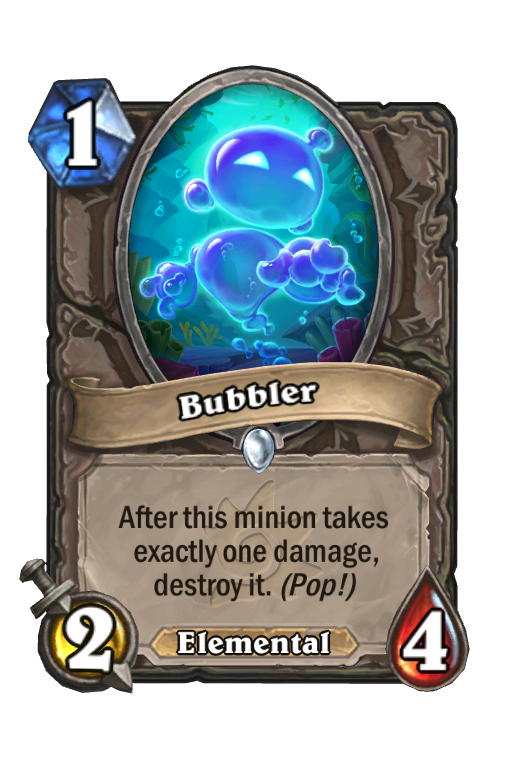 Bubbler Hearthstone kártya