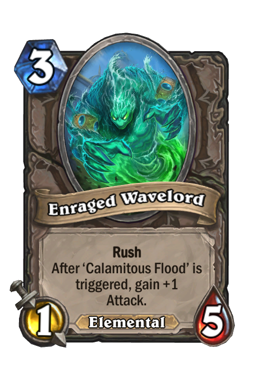 Enraged Wavelord Hearthstone kártya