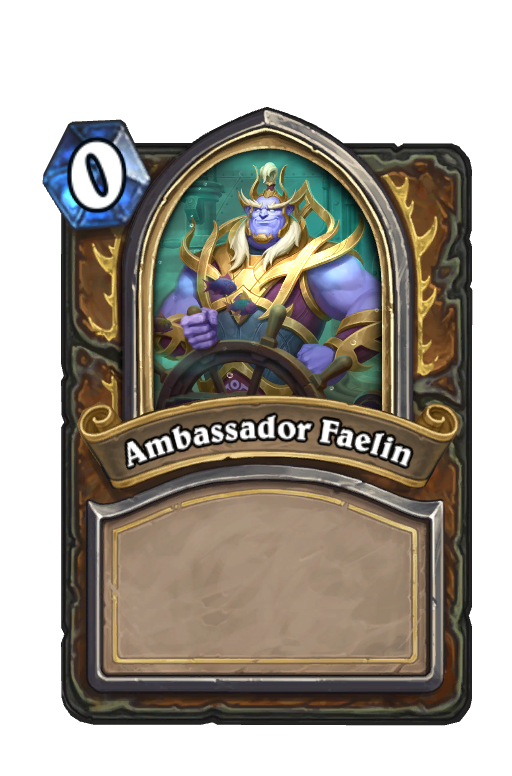 Ambassador Faelin Hearthstone kártya