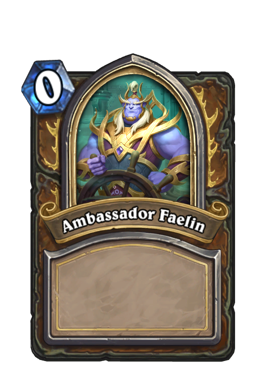 Ambassador Faelin Hearthstone kártya