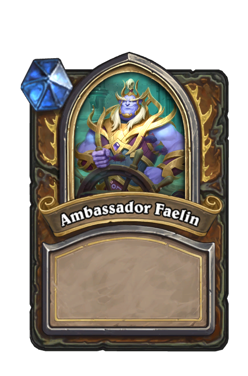 Ambassador Faelin Hearthstone kártya