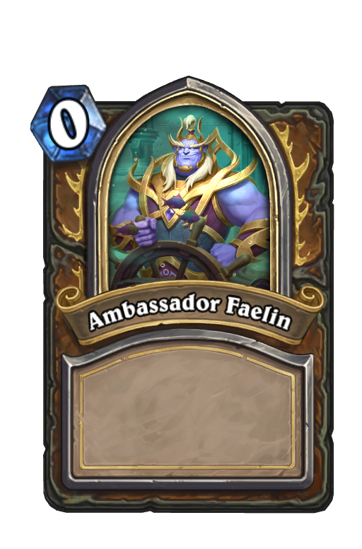 Ambassador Faelin Hearthstone kártya
