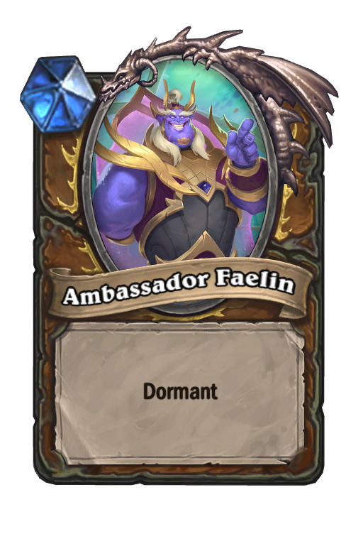 Ambassador Faelin Hearthstone kártya