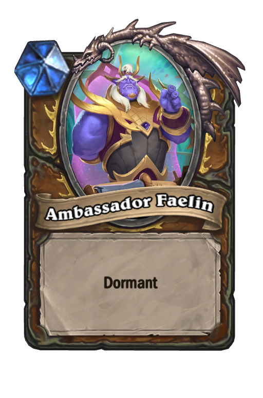 Ambassador Faelin Hearthstone kártya