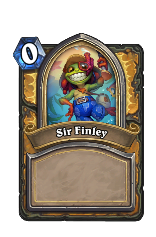 Sir Finley Hearthstone kártya