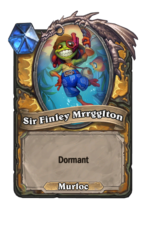 Sir Finley Mrrgglton Hearthstone kártya