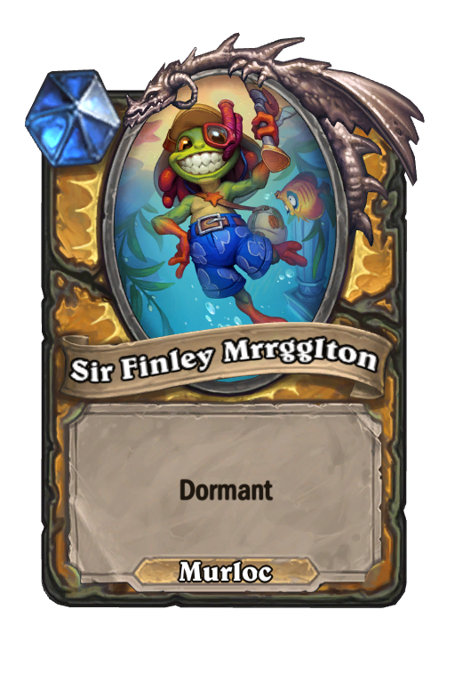Sir Finley Mrrgglton Hearthstone kártya