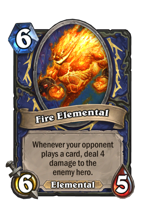 Fire Elemental Hearthstone kártya
