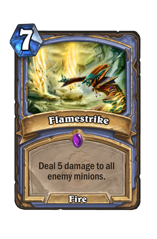 Flamestrike Hearthstone kártya