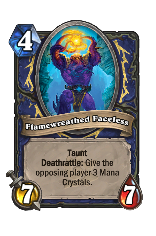 Flamewreathed Faceless Hearthstone kártya
